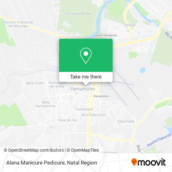 Alana Manicure Pedicure map