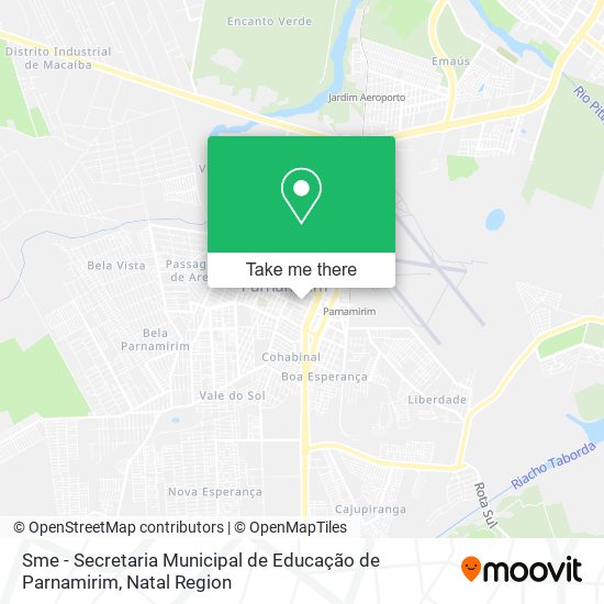 Mapa Sme - Secretaria Municipal de Educação de Parnamirim