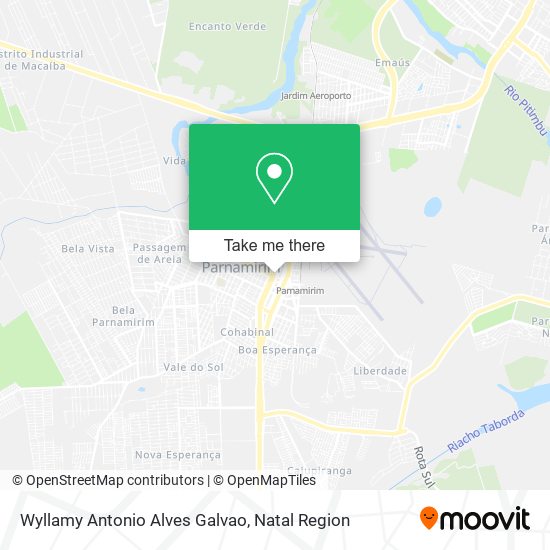 Wyllamy Antonio Alves Galvao map