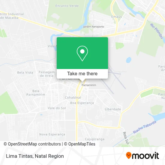 Lima Tintas map
