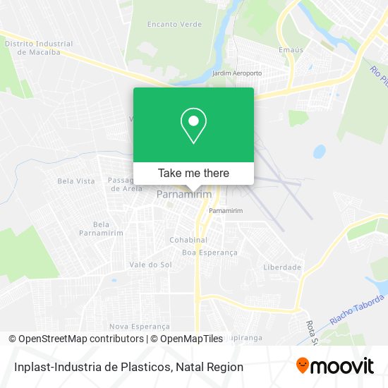 Mapa Inplast-Industria de Plasticos