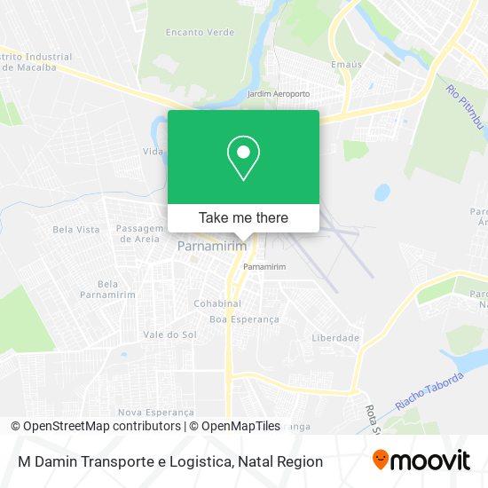 M Damin Transporte e Logistica map