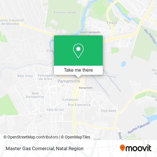 Master Gas Comercial map