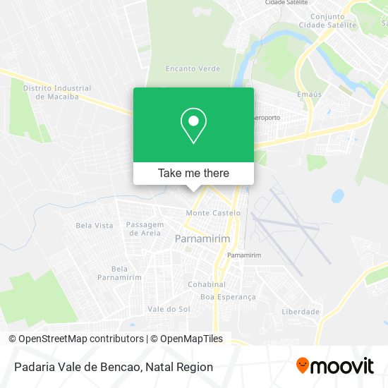 Padaria Vale de Bencao map
