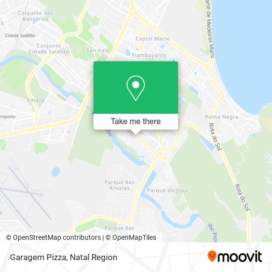 Garagem Pizza map