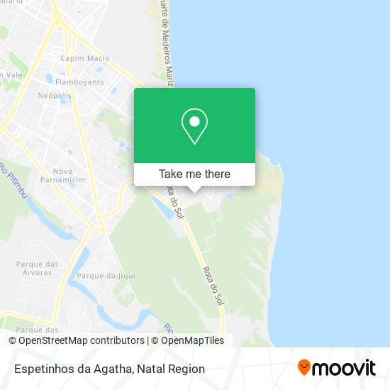 Espetinhos da Agatha map