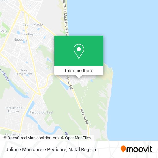 Juliane Manicure e Pedicure map
