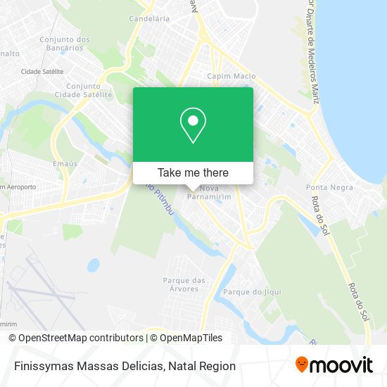 Finissymas Massas Delicias map