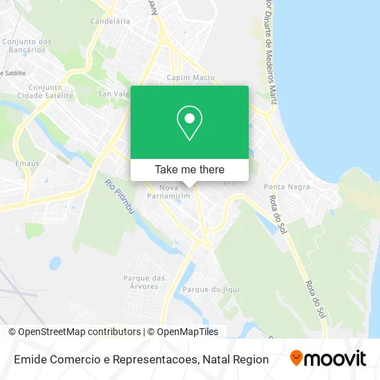 Emide Comercio e Representacoes map