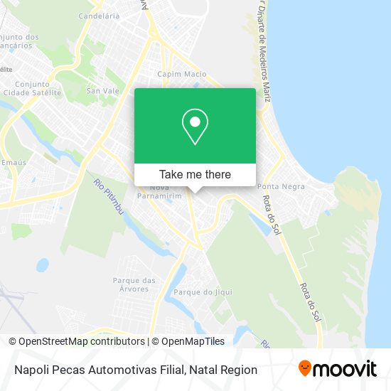 Mapa Napoli Pecas Automotivas Filial