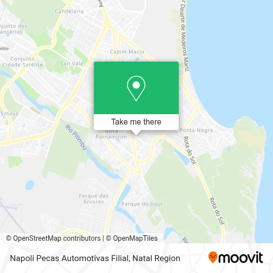 Napoli Pecas Automotivas Filial map
