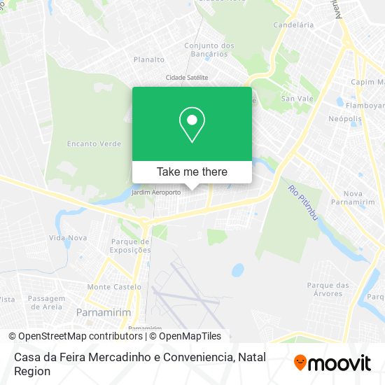 Mapa Casa da Feira Mercadinho e Conveniencia