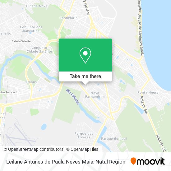 Leilane Antunes de Paula Neves Maia map