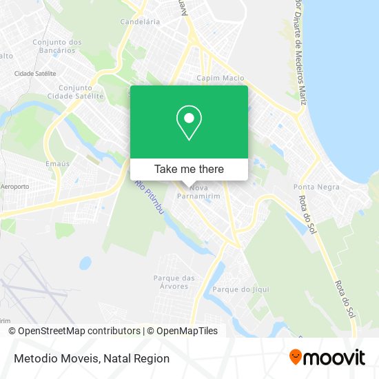 Metodio Moveis map
