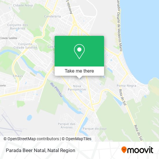 Parada Beer Natal map