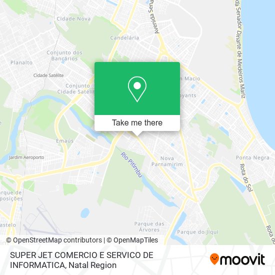 SUPER JET COMERCIO E SERVICO DE INFORMATICA map