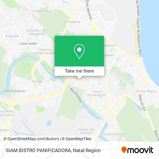 SIAM BISTRO PANIFICADORA map