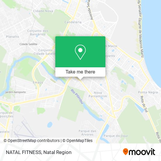 Mapa NATAL FITNESS