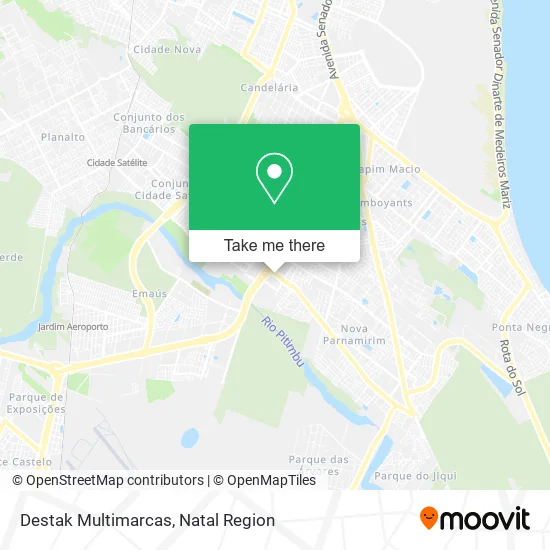 Destak Multimarcas map