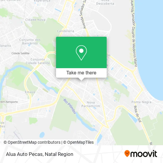 Alua Auto Pecas map