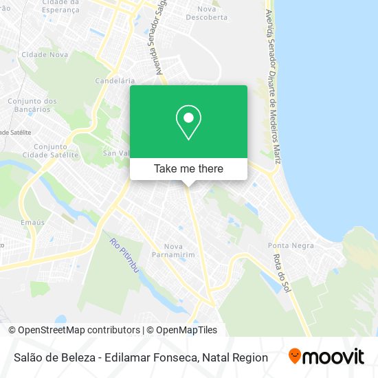 Salão de Beleza - Edilamar Fonseca map