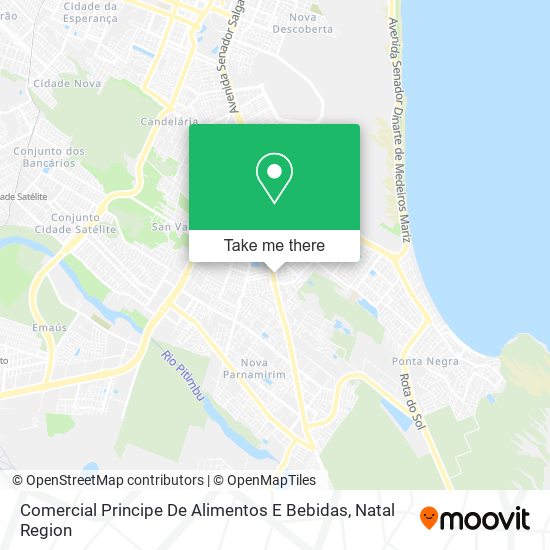 Comercial Principe De Alimentos E Bebidas map