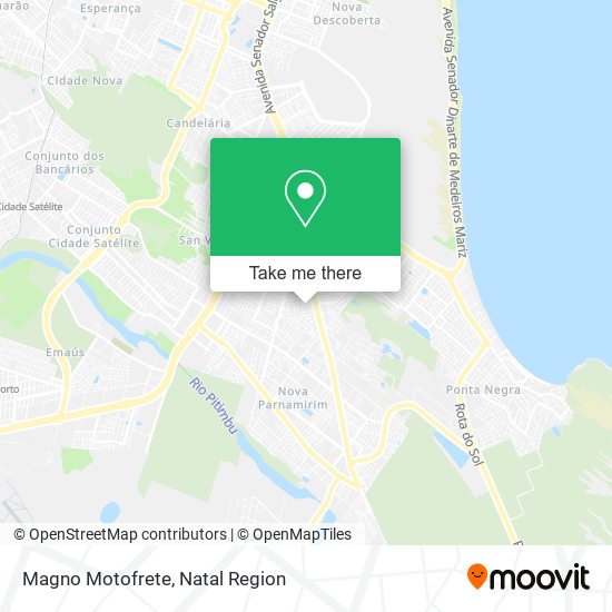 Magno Motofrete map