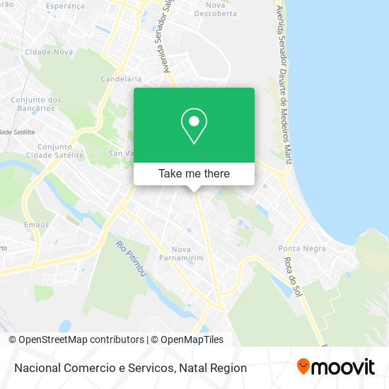 Nacional Comercio e Servicos map