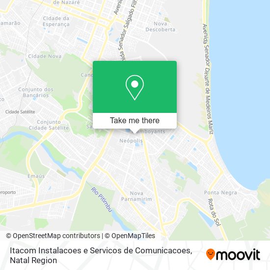 Itacom Instalacoes e Servicos de Comunicacoes map