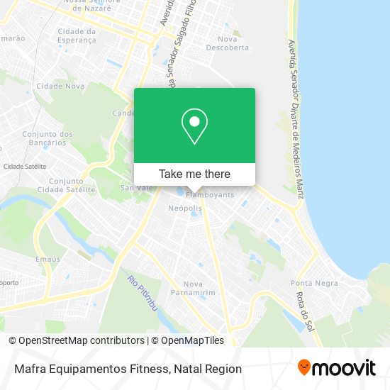 Mafra Equipamentos Fitness map