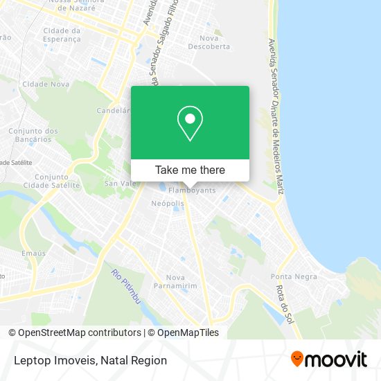 Leptop Imoveis map