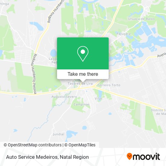 Auto Service Medeiros map