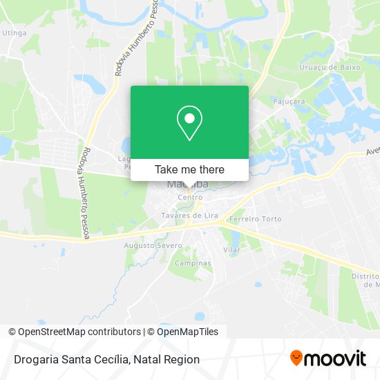 Drogaria Santa Cecília map