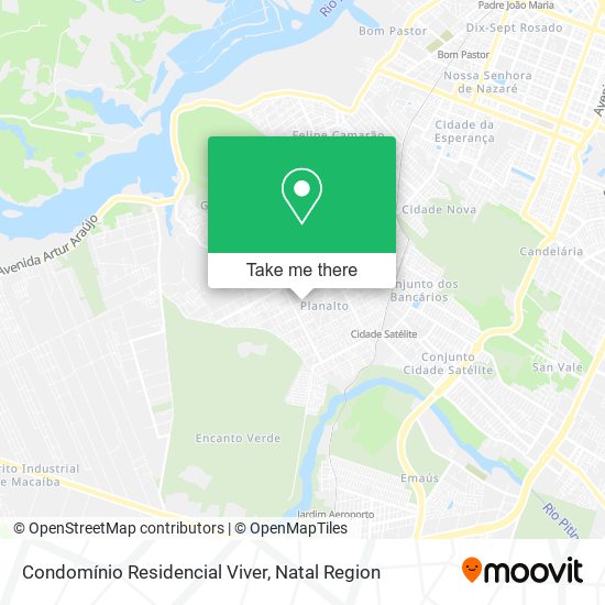 Condomínio Residencial Viver map