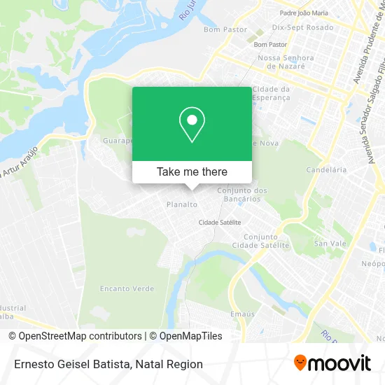 Ernesto Geisel Batista map