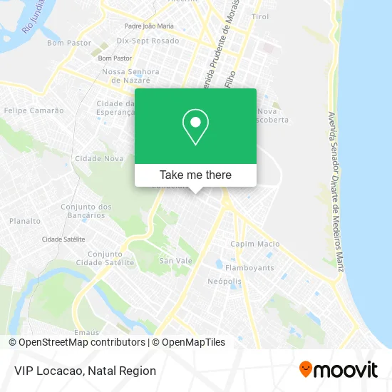 VIP Locacao map