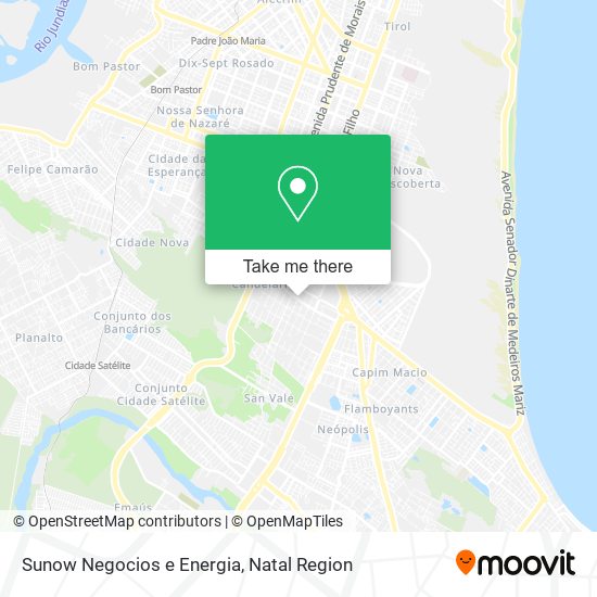 Sunow Negocios e Energia map