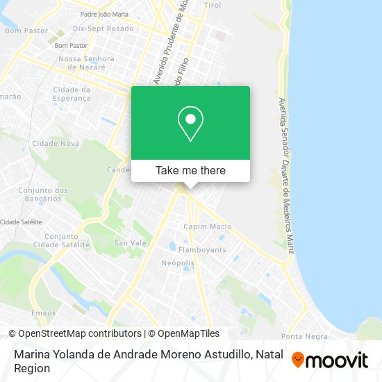 Marina Yolanda de Andrade Moreno Astudillo map