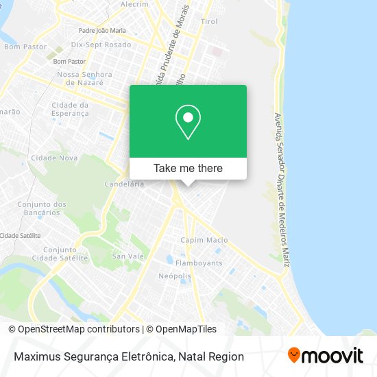 Maximus Segurança Eletrônica map