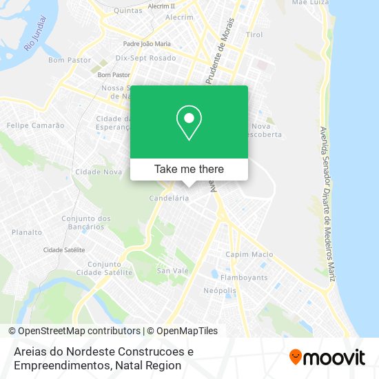 Areias do Nordeste Construcoes e Empreendimentos map