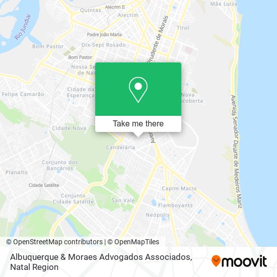 Mapa Albuquerque & Moraes Advogados Associados