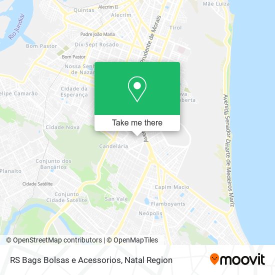 Mapa RS Bags Bolsas e Acessorios