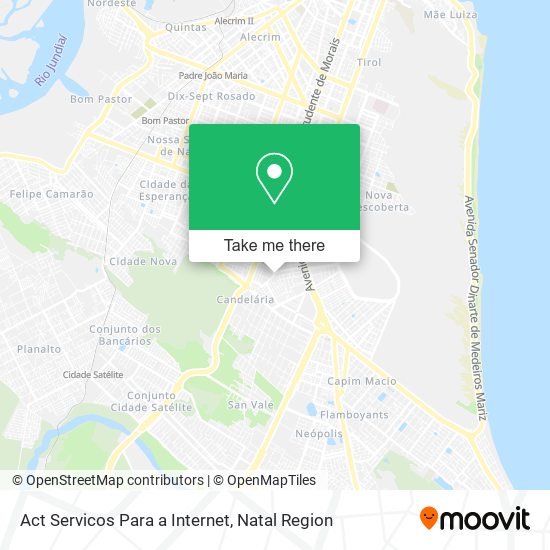 Act Servicos Para a Internet map