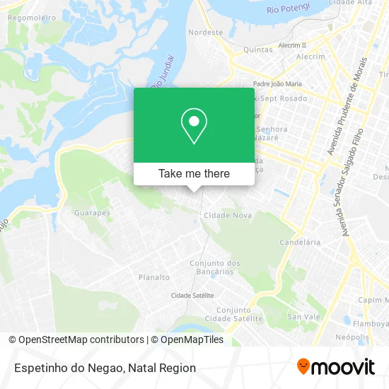Espetinho do Negao map