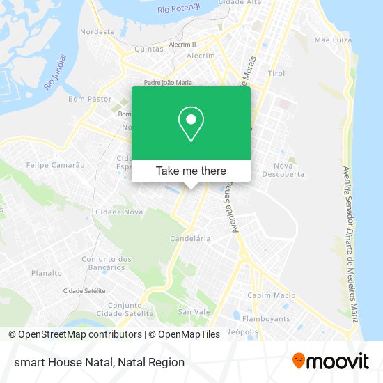 Mapa smart House Natal