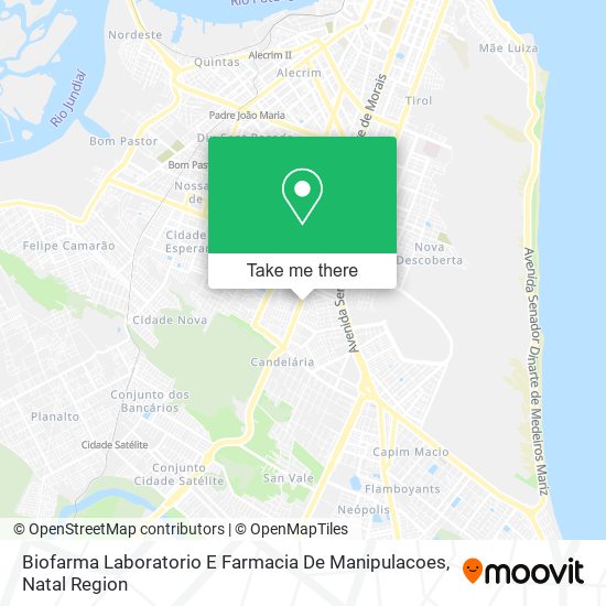 Biofarma Laboratorio E Farmacia De Manipulacoes map