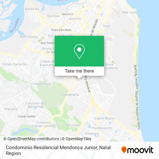 Condominio Residencial Mendonca Junior map