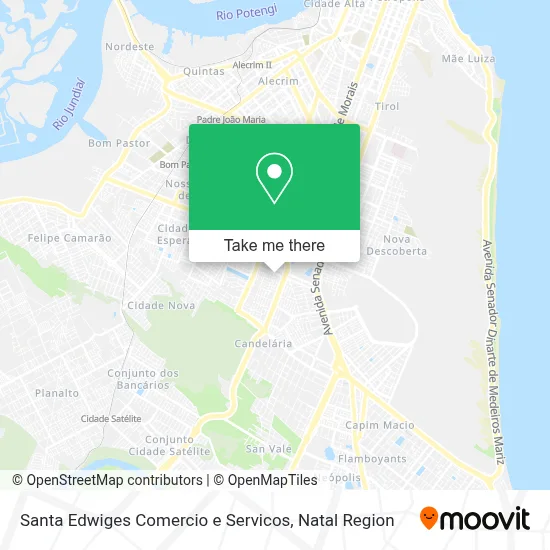 Santa Edwiges Comercio e Servicos map
