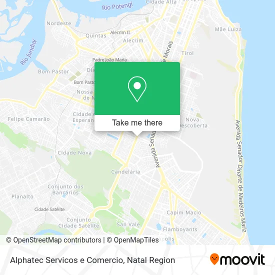 Alphatec Servicos e Comercio map