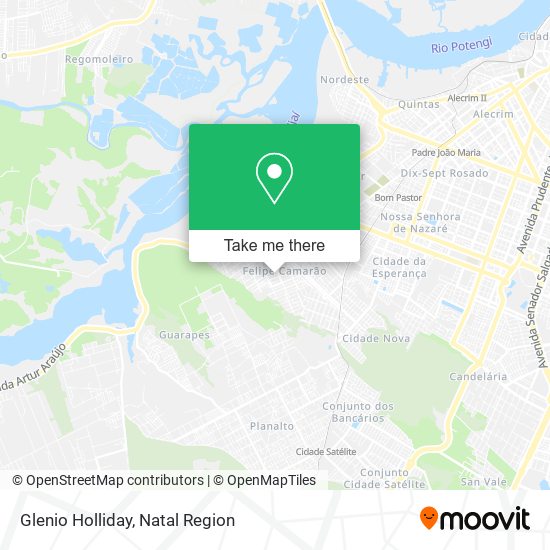 Glenio Holliday map